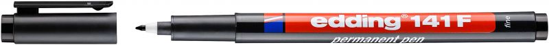 Permanent Pen edding 141 F, 0,6 mm, Schwarz
