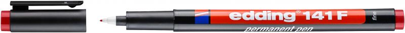 Permanent Pen edding 141 F, 0,6 mm, rot