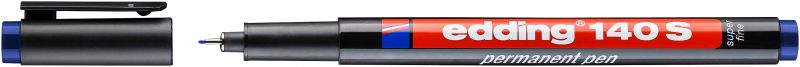 Permanent Pen edding 140 S, 0,3 mm, blau