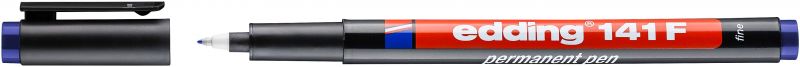 Permanent Pen edding 141 F, 0,6 mm, blau
