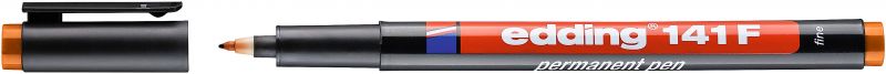 Permanent Pen edding 141 F, 0,6 mm, orange