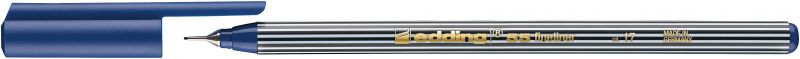 Fineliner edding 55 finepen , 0,3 mm, stahlblau