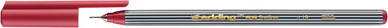 Fineliner edding 55 finepen , 0,3 mm, carmin
