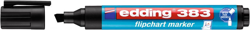 Flipchartmarker edding 383, nachfüllbar, 1 - 5 mm, schwarz
