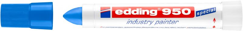 Spezialmarker edding 950 industry painter, 10 mm, blau