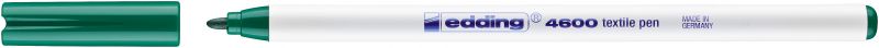 Textilpen edding 4600, Rundspitze, 1 mm, grün