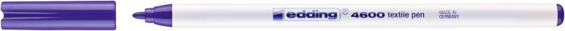 Textilpen edding 4600, Rundspitze, 1 mm, violett
