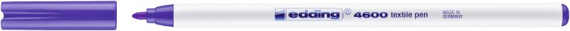 Textilpen edding 4600, Rundspitze, 1 mm, neonviolett