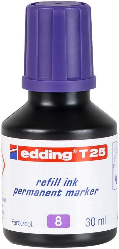 Nachfülltinte edding T 25, für edding Permanentmarker, 30 ml, violett