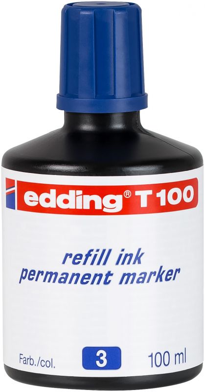 Nachfülltinte edding T 100, f.edding Perm.m., 100 ml, blau