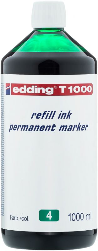 Nachfülltinte edding T 1000, f.edding Perm.m., 1000 ml, grün