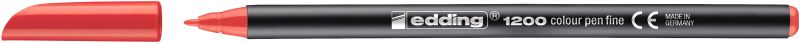 Fasermaler edding 1200 colourpen, 1 mm, rot