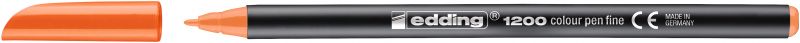 Fasermaler edding 1200 colourpen, 1 mm, orange