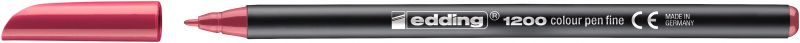 Fasermaler edding 1200 colourpen, 1 mm, carmin