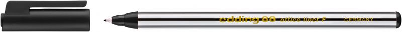 Fineliner edding 88 office liner F, 0,6 mm, schwarz
