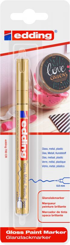 Glanzlack-Marker creative 780, 0,8 mm, gold