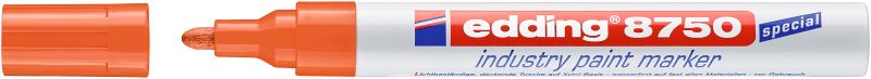 Lackmarker edding 8750 industry paint marker, 2-4 mm, orange