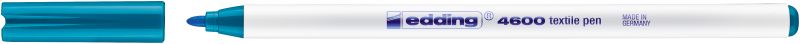 Textilpen edding 4600, Rundspitze, 1 mm, orientblau
