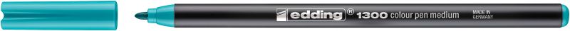 Fasermaler edding 1300 color pen, ca. 2 mm, türkis