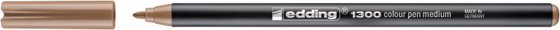 Fasermaler edding 1300 color pen, ca. 2 mm, rosenholz