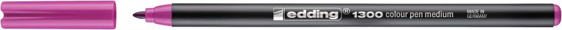 Fasermaler edding 1300 color pen, ca. 2 mm, blassviolett
