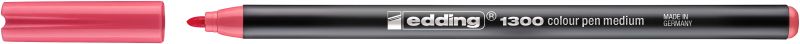 Fasermaler edding 1300 color pen, ca. 2 mm, rosarot