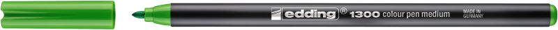 Fasermaler edding 1300 color pen, ca. 2 mm, blattgrün