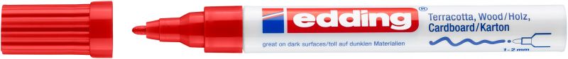 Mattlack-Marker edding 4040 creative, 1-2 mm, rot