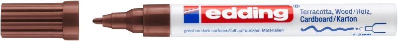 Mattlack-Marker edding 4040 creative, 1-2 mm, braun