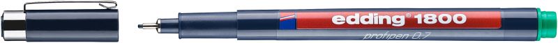 Faserzeichner edding 1800, 0,7 mm, grün