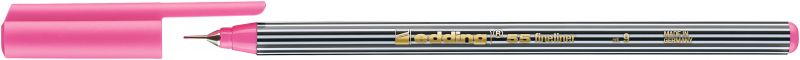Fineliner edding 55 finepen , 0,3 mm, rosa