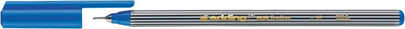 Fineliner edding 55 finepen , 0,3 mm, hellblau