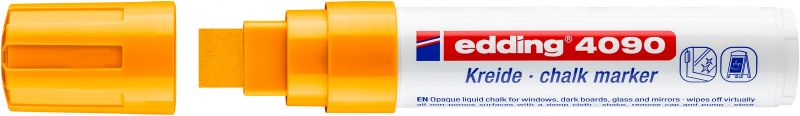 Kreidemarker edding 4090, 4 - 15 mm, Neonorange