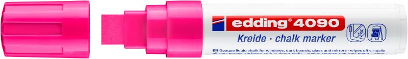 Kreidemarker edding 4090, 4 - 15 mm, neonrosa