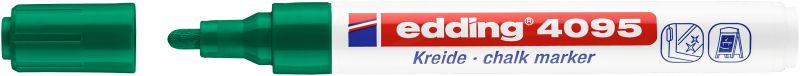 Kreidemarker edding 4095, 2 - 3 mm, grün