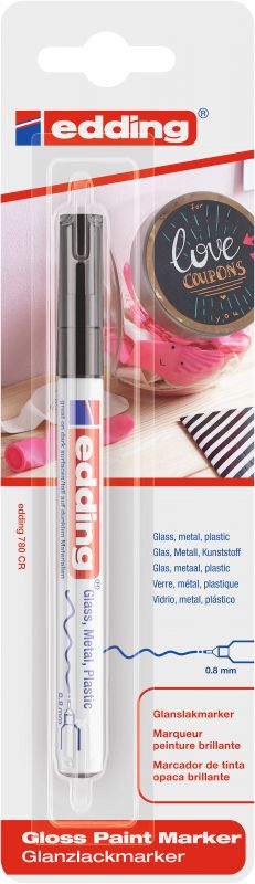 Glanzlack-Marker creative 780, 0,8 mm, schwarz