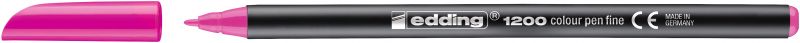 Fasermaler edding 1200 colourpen, 1 mm, neonrosa