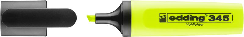 Textmarker edding 345 highlighter, nachfüllbar, gelb
