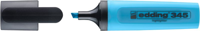Textmarker edding 345 highlighter, nachfüllbar, hellblau