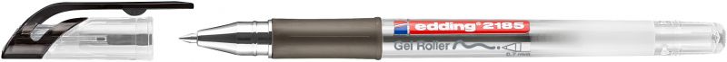 Gelroller edding 2185, metallgefasste Rollerspitze, 0,7 mm, schwarz