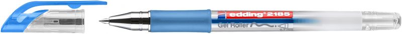 Gelroller edding 2185,  metallgefasste Rollerspitze, 0,7 mm, blau
