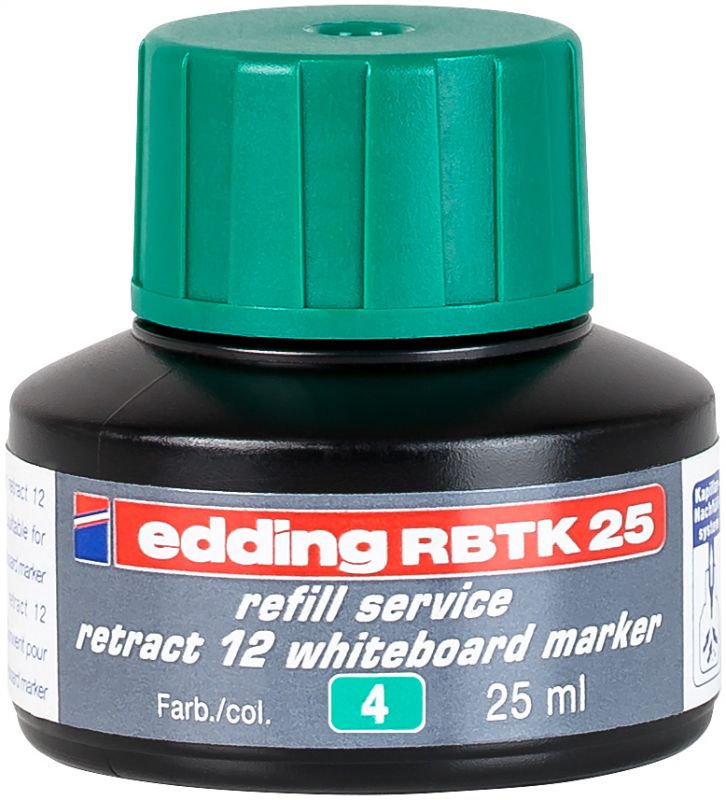 Nachfülltinte edding RBTK 25, f.edding Boardm.retract 12, 25 ml, grün