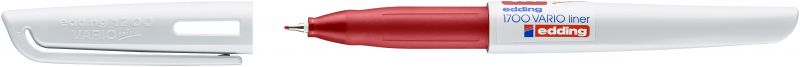 Feinschreiber edding 1700 Vario fineliner, 0,5 mm, Rot