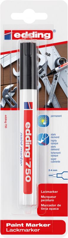 Lackmarker 750 Industrie, 2 - 4 mm, schwarz