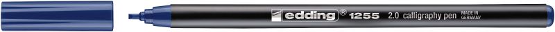Kalligrafie-Stift edding 1255 calligraphy pen, 2,0 mm, stahlblau
