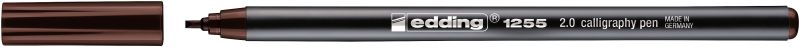 Kalligrafie-Stift edding 1255 calligraphy pen, 2,0 mm, dunkelbraun