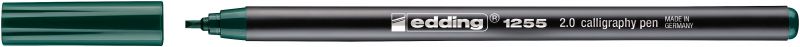 Kalligrafie-Stift edding 1255 calligraphy pen, 2,0 mm, flaschengrün