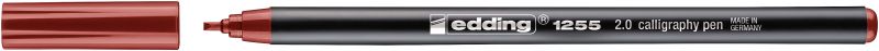 Kalligrafie-Stift edding 1255 calligraphy pen, 2,0 mm, karmesin
