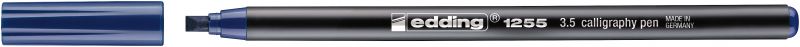Kalligrafie-Stift edding 1255 calligraphy pen, 3,5 mm, stahlblau
