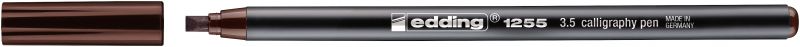 Kalligrafie-Stift edding 1255 calligraphy pen, 3,5 mm, dunkelbraun